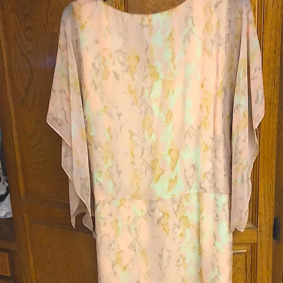 New Rory Beca 100% Silk Chiffon Drawstring Mini Dress - Picture 4 of 6